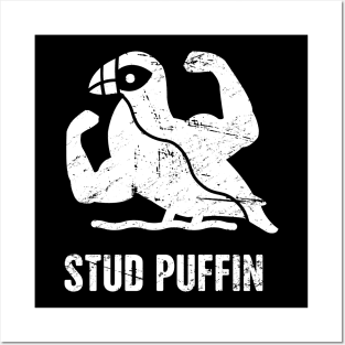 Funny Stud Puffin Posters and Art